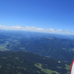 Flugwegposition um 11:50:07: Aufgenommen in der Nähe von Gemeinde Hüttenberg, Österreich in 2558 Meter
